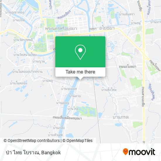 ป่า ไทย โบราณ map
