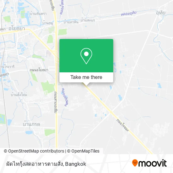ผัดไทกุ้งสดอาหารตามสั่ง map