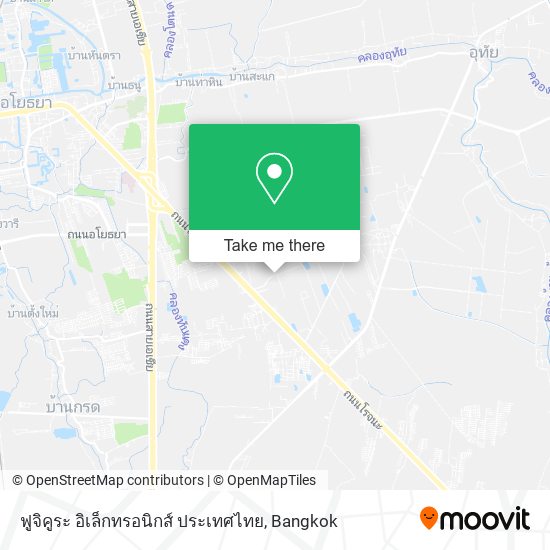 ฟูจิคูระ อิเล็กทรอนิกส์ ประเทศไทย map