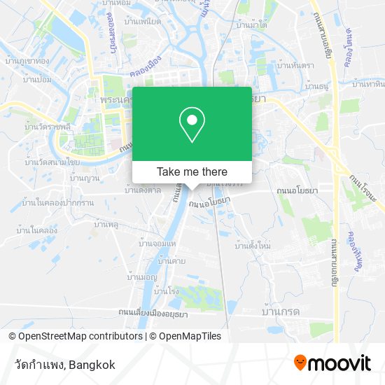 วัดกําแพง map