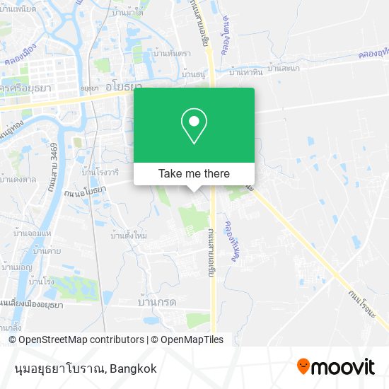 นุมอยุธยาโบราณ map