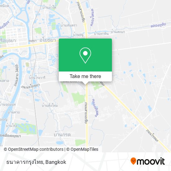 ธนาคารกรุงไทย map