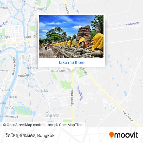 วัดใหญ่ชัยมงคล map