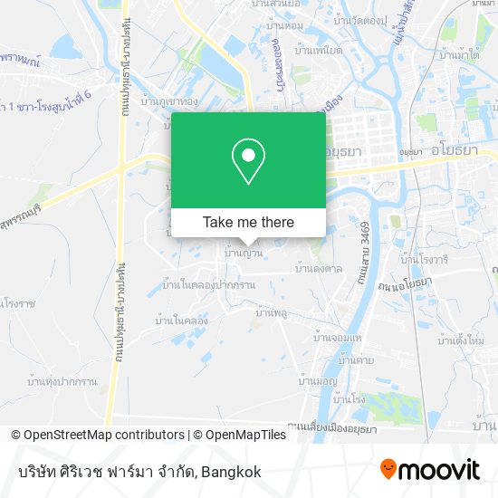 บริษัท ศิริเวช ฟาร์มา จํากัด map