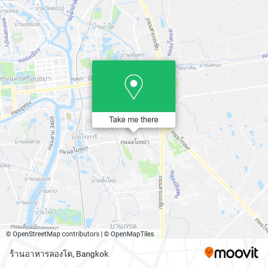 ร้านอาหารลองโด map