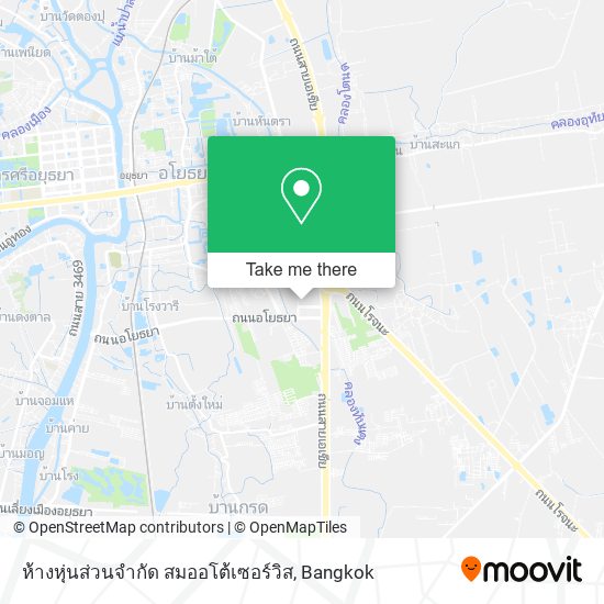 ห้างหุ่นส่วนจํากัด สมออโต้เซอร์วิส map