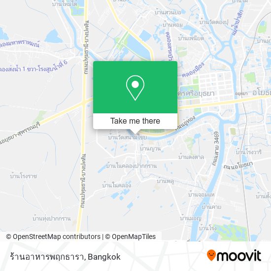 ร้านอาหารพฤกธารา map