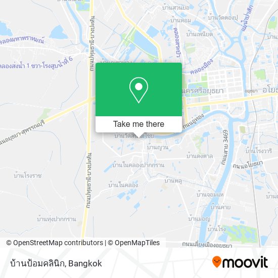 บ้านป้อมคลินิก map