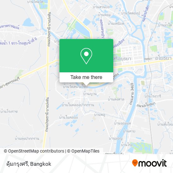 คุ้มกรุงศรี map