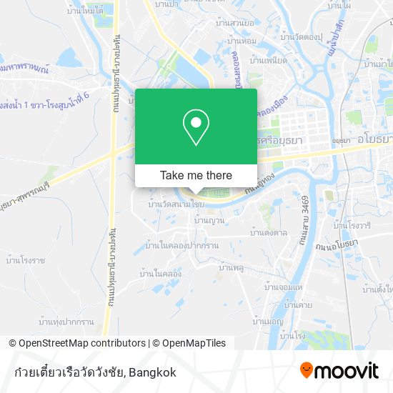 ก๋วยเตี๋ยวเรือวัดวังชัย map