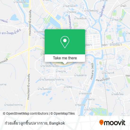 ก๋วยเตี๋ยวลูกชิ้นปลากราย map