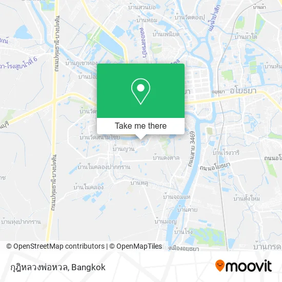 กุฎิหลวงพ่อหวล map