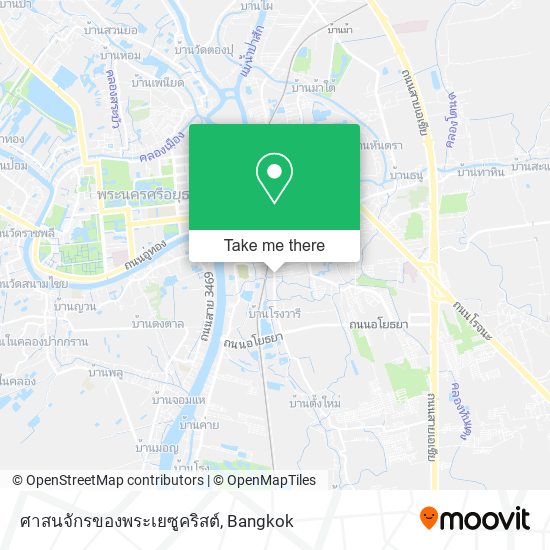 ศาสนจักรของพระเยซูคริสต์ map