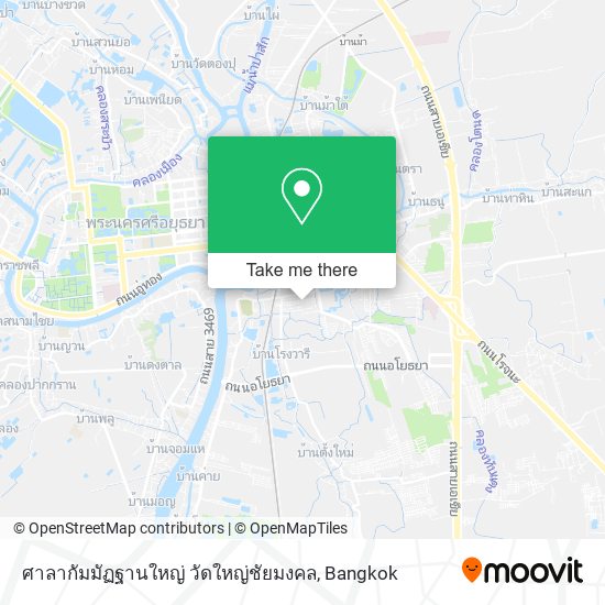 ศาลากัมมัฏฐานใหญ่ วัดใหญ่ชัยมงคล map