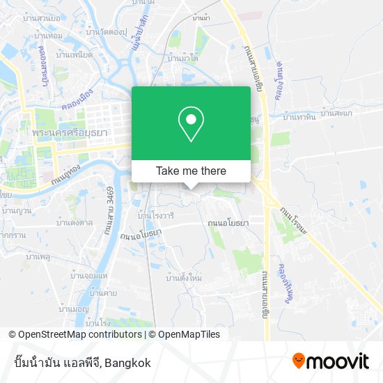 ปั๊มน้ํามัน แอลพีจี map