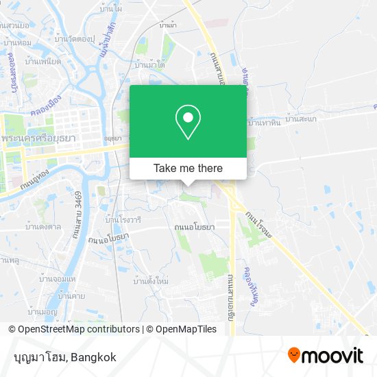 บุญมาโฮม map