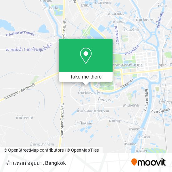 ตําแหลก อยุธยา map