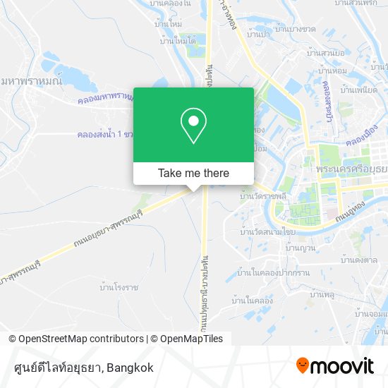ศูนย์ดีไลท์อยุธยา map