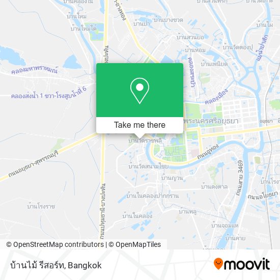 บ้านไม้ รีสอร์ท map
