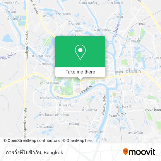 การวิ่งที่ไม่ซ้ํากัน map
