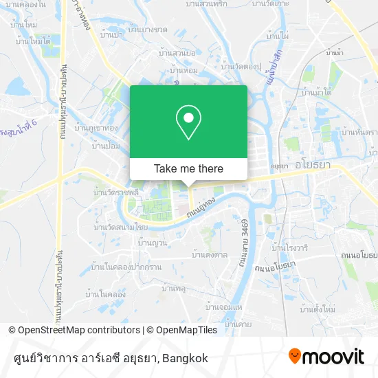 ศูนย์วิชาการ อาร์เอซี อยุธยา map