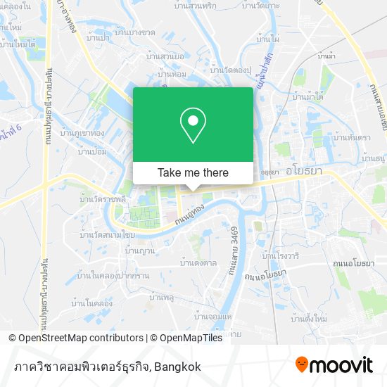 ภาควิชาคอมพิวเตอร์ธุรกิจ map