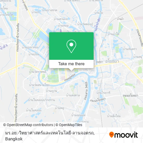 มร.อย.-วิทยาศาสตร์และเทคโนโลยี-ลานจอดรถ map