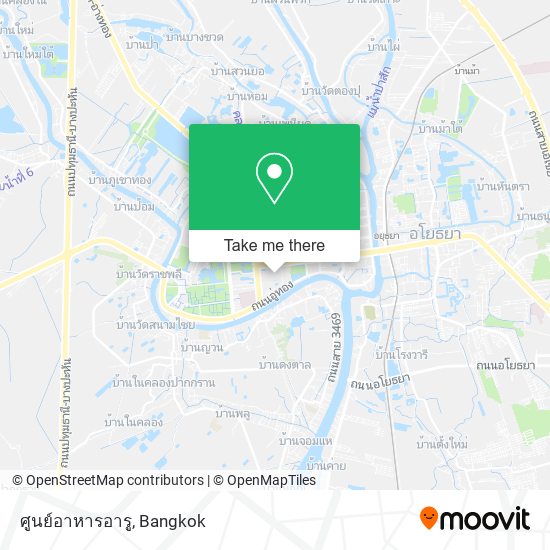 ศูนย์อาหารอารู map
