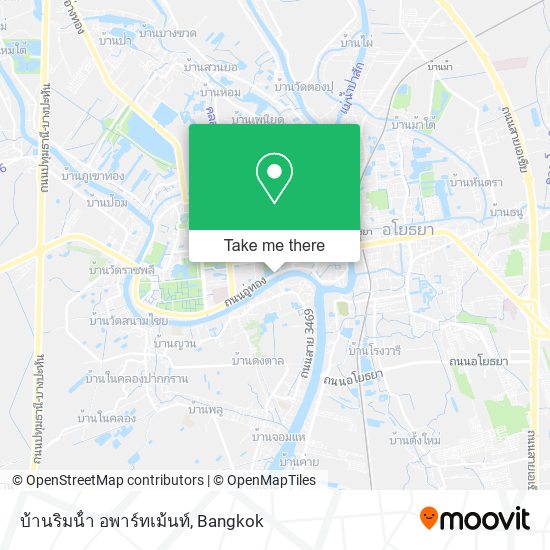บ้านริมน้ํา อพาร์ทเม้นท์ map