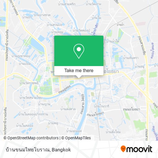 บ้านขนมไทยโบราณ map
