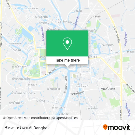 ซิทดาวน์ คาเฟ่ map