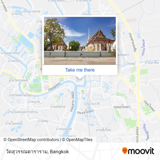 วัดสุวรรณดาราราม map