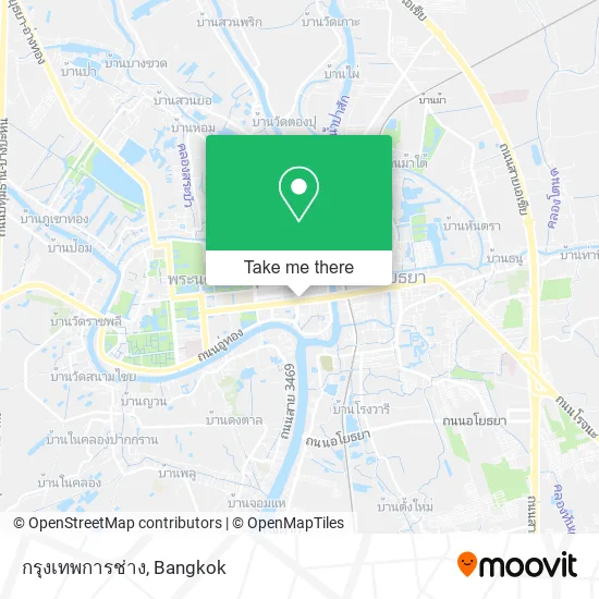 กรุงเทพการช่าง map