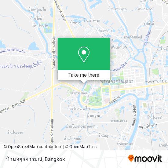 บ้านอยุธยารมณ์ map