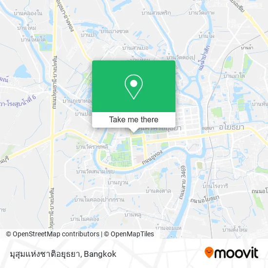 มุสุมแห่งชาติอยุธยา map