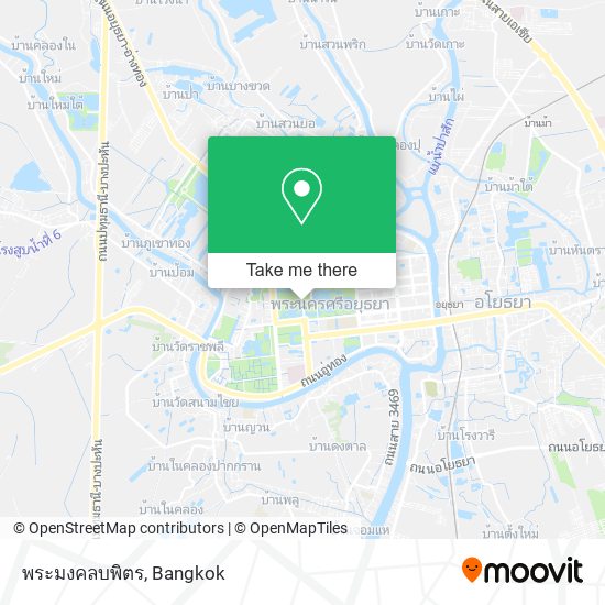 พระมงคลบพิตร map