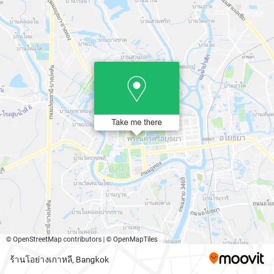 ร้านโอย่างเกาหลี map