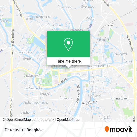 บึงพระราม map