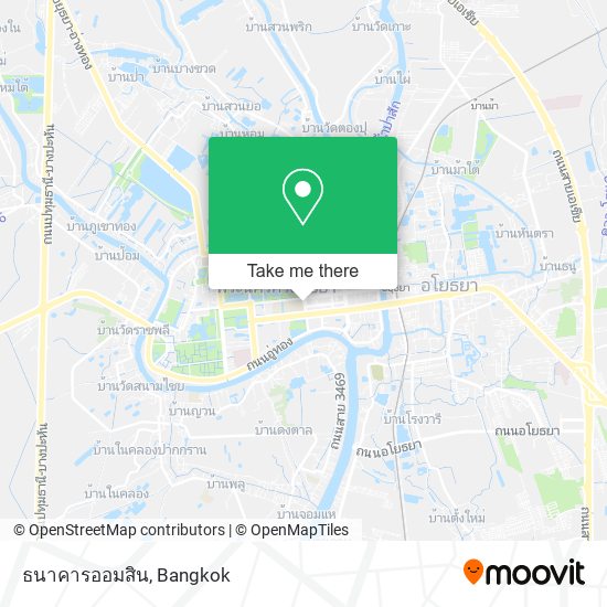 ธนาคารออมสิน map