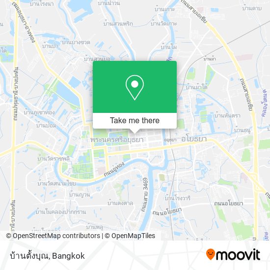 บ้านตั้งบุณ map