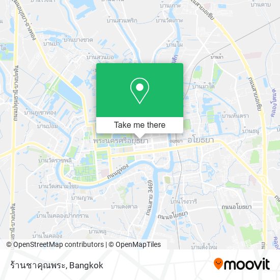 ร้านชาคุณพระ map