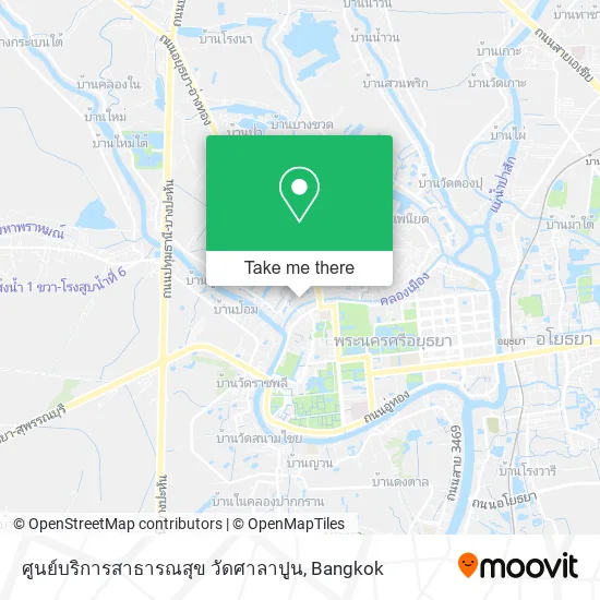 ศูนย์บริการสาธารณสุข วัดศาลาปูน map