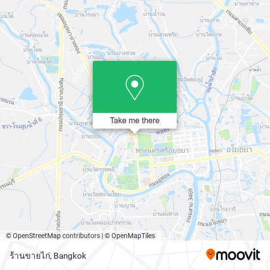 ร้านขายไก่ map