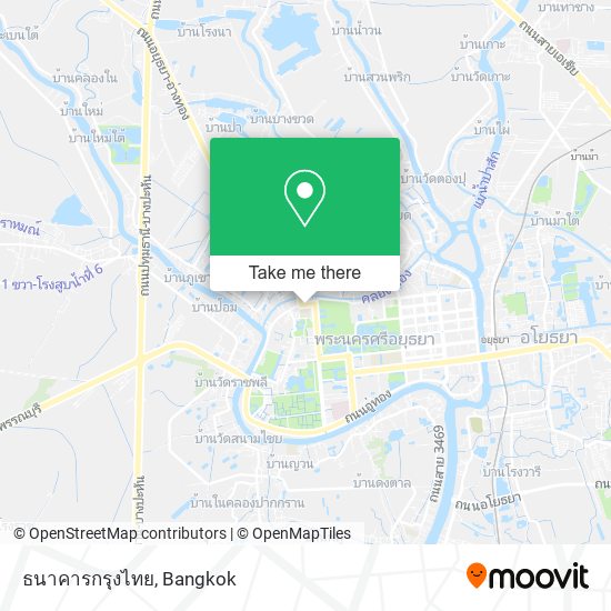 ธนาคารกรุงไทย map