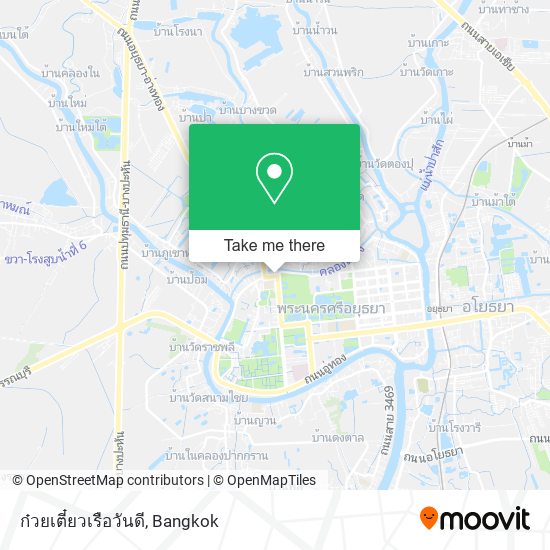 ก๋วยเตี๋ยวเรือวันดี map