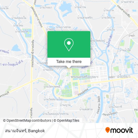 สนามจันทร์ map