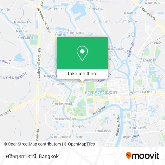 ศรีอยุธยาธานี map