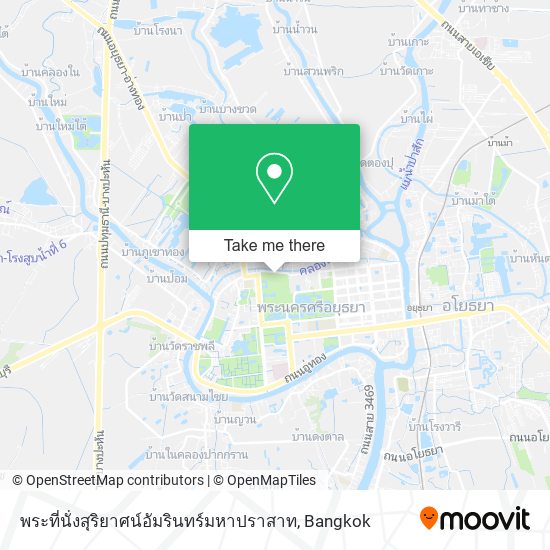 พระที่นั่งสุริยาศน์อัมรินทร์มหาปราสาท map