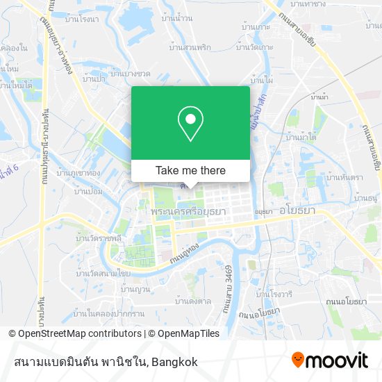 สนามแบดมินตัน พานิชใน map