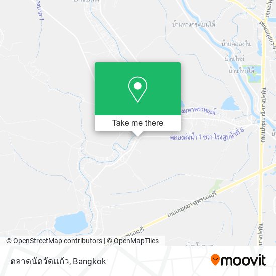 ตลาดนัดวัดเเก้ว map